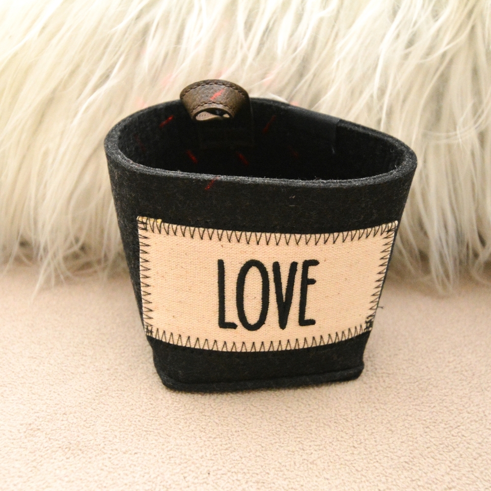 Thirty-One Gifts Brushed Graphite  Dreamkeeper Mini Bin